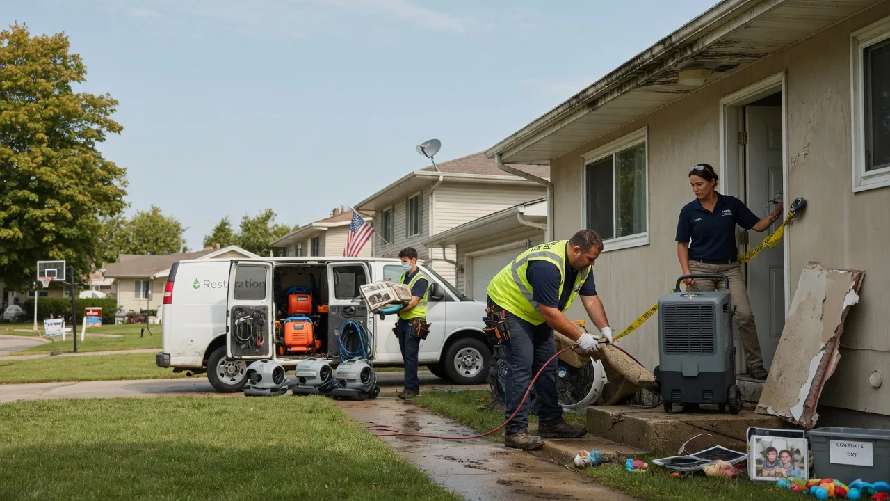 Water Damage Restoration in Davenport, ND near me
